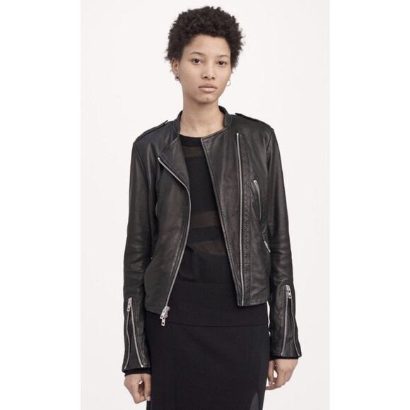 ❤️Rag & Bone Leather Biker Jacket❤️ - Picture 1 of 2